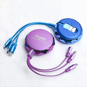 Experience Unmatched Convenience with One For Three Data Cables