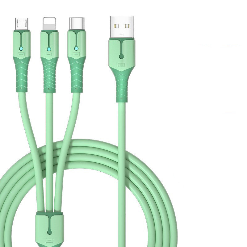 Discover the Ultimate Charging Solution with Our 3-in-1 Android Data Cable